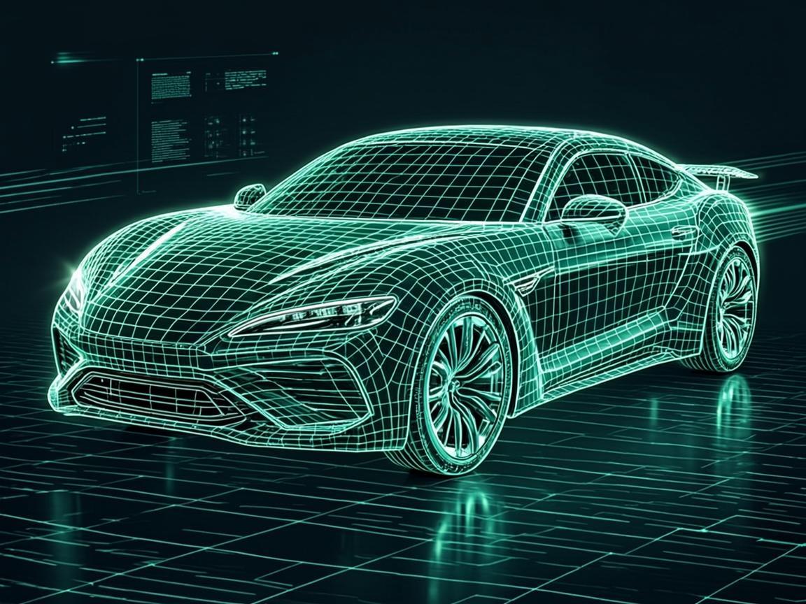 AI 3D vehicle scan visualization